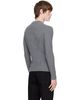Carter Young Carter Young Gray Wool Lounger V-Neck Sweater - 3