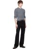 Carter Young Carter Young Gray Wool Lounger V-Neck Sweater - 4