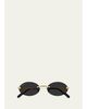 Cartier 53MM Oval Sunglasses - 1