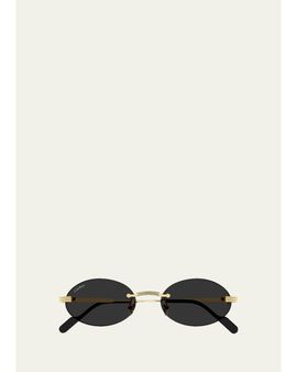 Cartier 53MM Oval Sunglasses