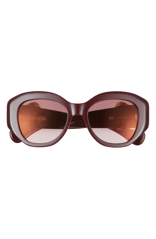 Cartier Cartier 53mm Gradient Butterfly Sunglasses