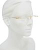Cartier Cartier 55mm Frameless Rectangular Optical Glasses - 3