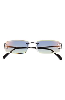 Cartier Cartier 56mm Frameless Rectangular Sunglasses
