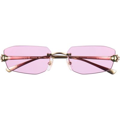 Cartier Cartier 56mm Geometric Sunglasses