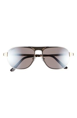 Cartier Cartier 58mm Aviator Sunglasses