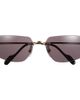 Cartier Cartier 58mm Frameless Rectangular Sunglasses - 1