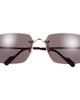 Cartier Cartier 59mm Frameless Rectangular Sunglasses - 1