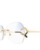 Cartier Cartier C Decor Squared Photochromatic Blue Light Glasses, 57mm - 4