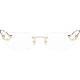 Cartier Cartier Gold Rimless Panther Glasses