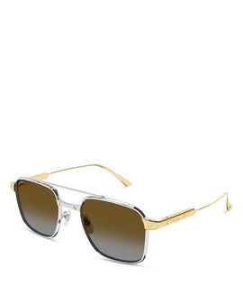 Cartier Cartier Rectangular Sunglasses, 54mm