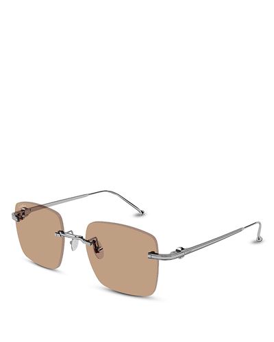 Cartier Cartier Square Rimless Sunglasses, 52mm