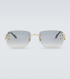Cartier Eyewear Collection Cartier Eyewear Collection Monogram rectangular sunglasses