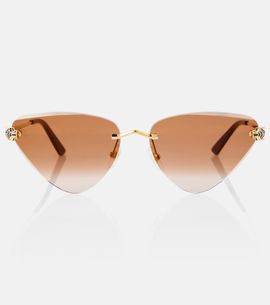 Cartier Eyewear Collection Cartier Eyewear Collection Panthère de Cartier cat-eye sunglasses