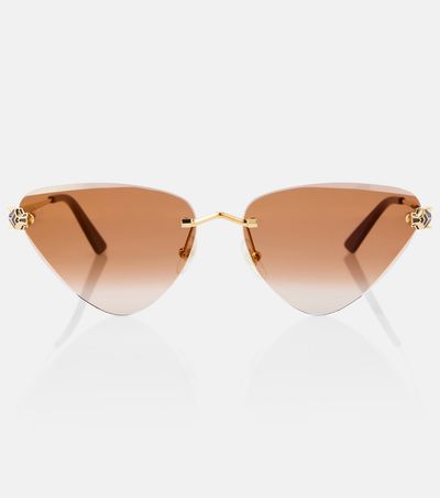 Cartier Eyewear Collection Cartier Eyewear Collection Panthère de Cartier cat-eye sunglasses