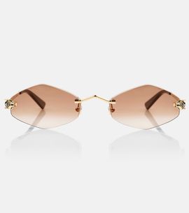 Cartier Eyewear Collection Cartier Eyewear Collection Panthère de Cartier geometric sunglasses