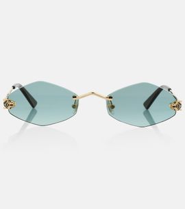 Cartier Eyewear Collection Cartier Eyewear Collection Panthère de Cartier round sunglasses