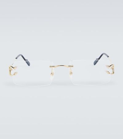 Cartier Eyewear Collection Cartier Eyewear Collection Signature C De Cartier rectangular glasses