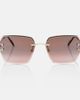Cartier Eyewear Collection Cartier Eyewear Collection Signature C de Cartier square sunglasses - 1