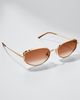 Cartier Panthere Metal Cat-Eye Sunglasses - 1