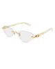 Cartier Women's C Decor 55MM Rimless Cat-Eye Eyeglasses - 1