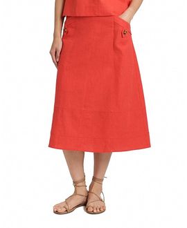 Cartolina Cartolina Alice Linen Midi Skirt
