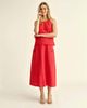 Cartolina Cartolina Alice Linen Midi Skirt - 4