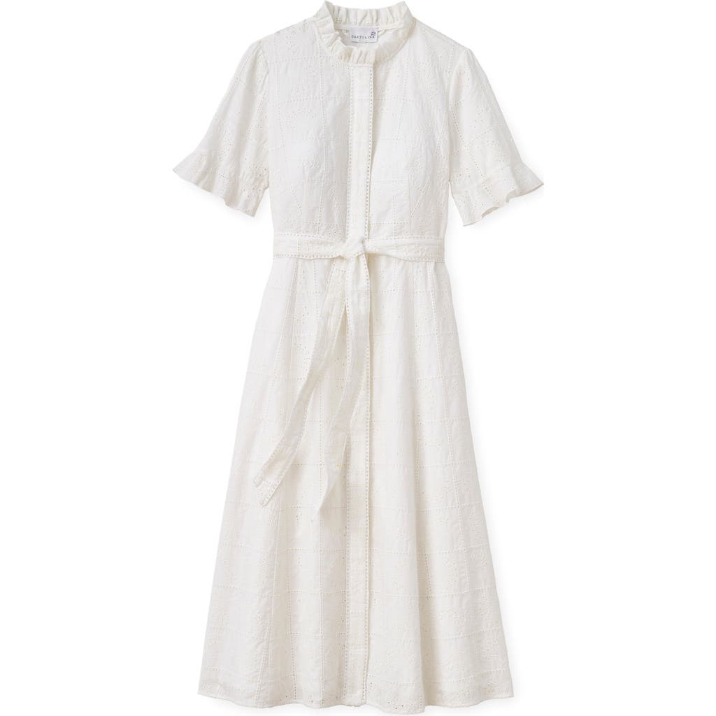 Cartolina Cartolina Aria Eyelet Midi Dress
