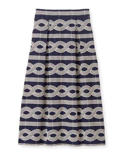 Cartolina Cartolina Bea Embroidered Midi Skirt