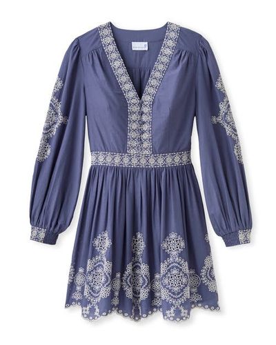 Cartolina Cartolina Blake Embroidered Mini Dress