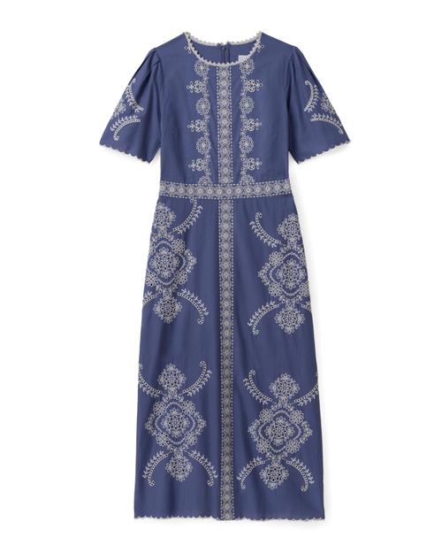 Cartolina Cartolina Bobbi Embroidered Midi Dress