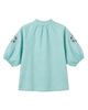 Cartolina Cartolina Catalina Embroidered Linen Top - 5