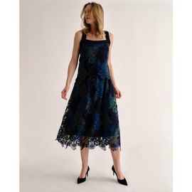 Cartolina Cartolina Catherine Ombre Lace Midi Skirt