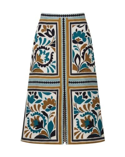 Cartolina Cartolina Clara Crepe Printed Midi Skirt