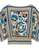 Cartolina Cartolina Fenna Printed Scarf Top - 1