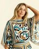 Cartolina Cartolina Fenna Printed Scarf Top - 4