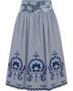 Cartolina Cartolina Georgia Embroidered Midi Skirt - 1