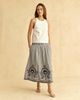 Cartolina Cartolina Georgia Embroidered Midi Skirt - 2