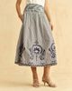 Cartolina Cartolina Georgia Embroidered Midi Skirt - 3