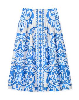 Cartolina Cartolina Georgia Printed Midi Skirt