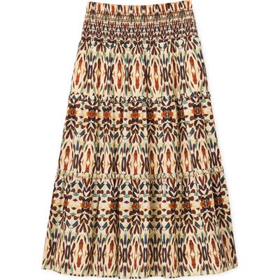 Cartolina Cartolina Kylie Smocked Midi Skirt