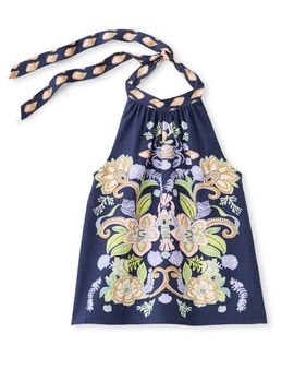 Cartolina Cartolina Legare Printed Halter Top
