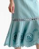 Cartolina Cartolina Marlo Embroidered Linen Midi Skirt - 5