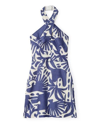 Cartolina Cartolina Moran Halter Mini Dress