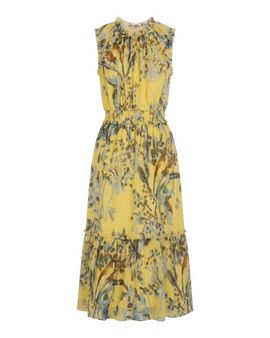 Cartolina Cartolina Naomi Floral Georgette Midi Dress