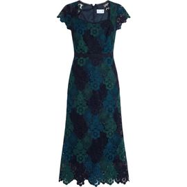 Cartolina Cartolina Waverly Ombre Lace Midi Dress