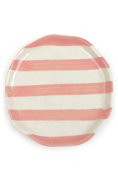 Casa Amarosa Casa Amarosa Set of 2 Stripe Plates