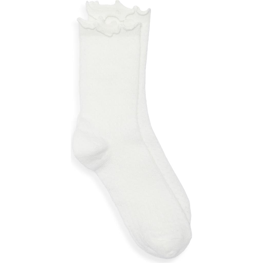 Casa Clara Casa Clara Regis Lettuce Edge Crew Socks