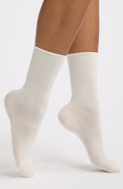 Casa Clara Casa Clara Shell Cotton Blend Crew Socks
