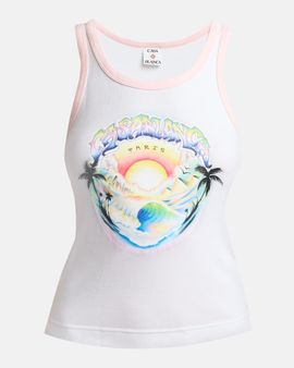 Casablanca Airspray Print Tank Top