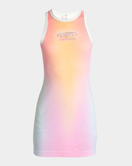 CASABLANCA AOP Printed Mini Tank Dress